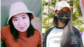 「焦慮主婦Lia」于利雅（左）今po文，指「亞亞」劉振亞（右）才來台灣幾年就學會了抗議、嗆政府，但她酸對方回去中國後，「這可別成了習慣，回娘家千萬不要這樣做喔」。（合成照，翻攝自于利雅臉書／本刊照片）