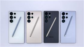 Galaxy S25 Ultra (鈦銀、鈦灰、鈦黑、鈦空藍)。（圖／台灣三星提供）