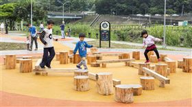 水利處,景美溪,道南河濱公園,恆光橋,河濱共融式遊戲場,沙坑,兒童節,清明連假 圖／翻攝自北市府官網