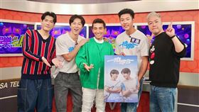 左起小鹿、游書庭、潘若迪、劉丞、阿甘。（圖／民視提供）