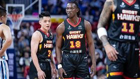 ▲台鋼獵鷹克服最多21分落後，在末節一度逆轉超前，但最終仍無力回天，苦吞對戰勇士4連敗。（圖／PLG聯盟提供） 