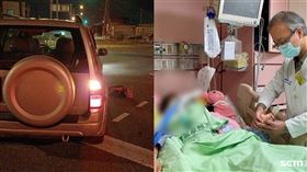 彰化,伸港,姊妹,斑馬線,無照駕駛,過失致死,休旅車,車禍▲圖片描述。（圖／翻攝畫面）