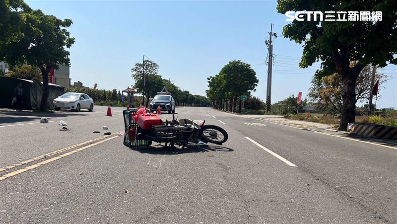 他被撞斷骨血洗地　肇事貨車駕駛人竟跑了