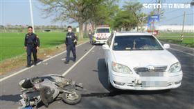 雲林,車禍,死亡,騎士,逆向,斗南,158甲線（圖／翻攝畫面）