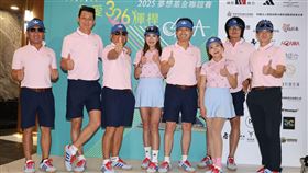 ▲民雄（左起）、聶雲、巫啟賢、小禎、侯昌明、佩甄、游鴻明一起受訪。（圖／記者鄭孟晃攝影）