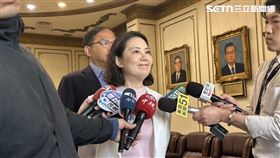 ▲民進黨團幹事吳思瑤受訪。（圖／記者詹宜庭攝影）