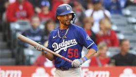 ▲貝茲（Mookie Betts）在道奇最後1場熱身賽回歸。（圖／美聯社／達志影像）