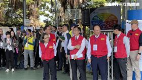 ▲副總統蕭美琴27日上午視察「2025全社會防衛韌性委員會實地演練：大規模疏散撤離及避難收容處所」。（圖／記者高逸帆攝影）