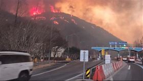 ▲南韓野火。（圖／翻攝自X平台 @sysmedi）