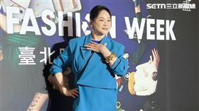 陸小芬出席台北時裝週。（圖／記者鄭尹翔攝影）