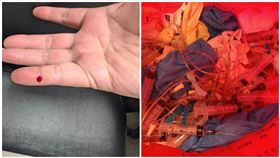 黃瓊慧,機場,針頭,防疫,檢疫（圖／翻攝自Thread @黃瓊慧）