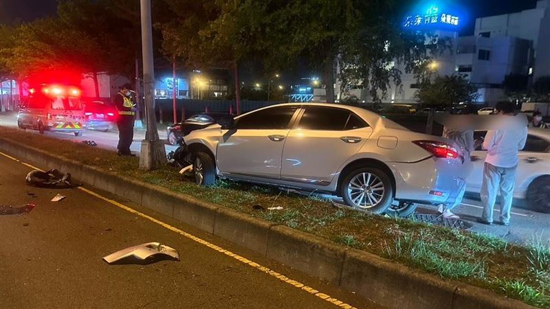 台中飛車追逐！1車遭撞釀2傷　4少年遭逮