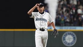 ▲鈴木一朗現身水手主場開幕戰開球。（圖／美聯社／達志影像）