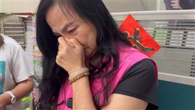 賴清美，王功派出所，停車場，網友砲轟，海量騷擾電話，委屈落淚哭了(圖／翻攝畫面)