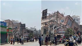 緬甸發生「規模7.7」強震 （圖／網友Moe Satt Maung授權提供，未經同意請勿轉載）