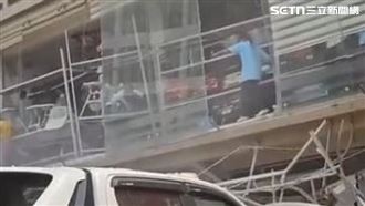 緬甸接連2次強震 酒店「瞬間崩塌變廢墟」