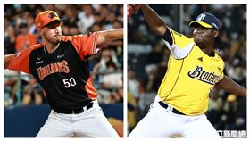 ▲中職36年開幕戰，上演布雷克對決德保拉的洋投大戰。（圖／記者劉彥池攝影）