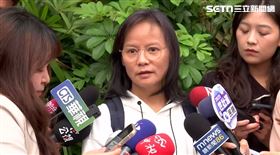 ▲區桂芝現身回應涉統戰質疑。（圖／翻攝畫面）