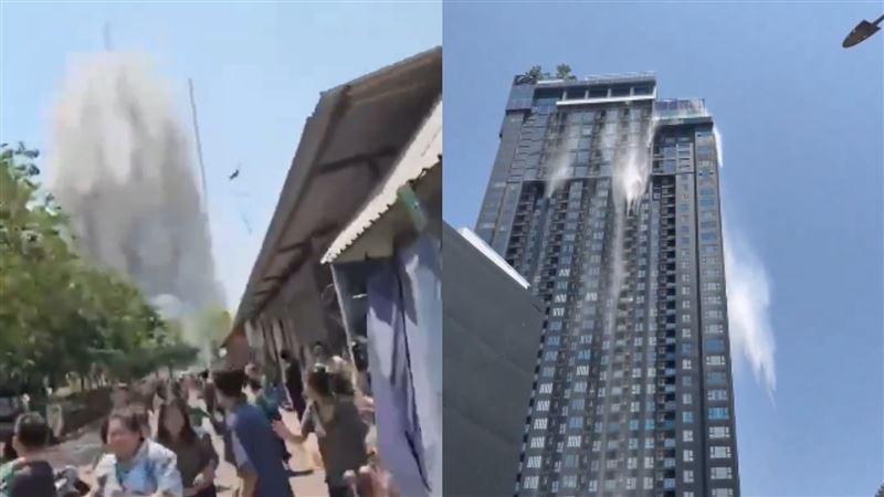 第一視角曝！泰國曼谷「高樓瀑布」超震撼