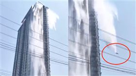 強震襲曼谷高樓猛搖！網友嚇：疑有人墜落