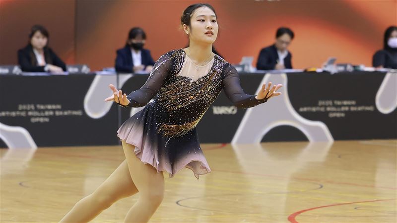 第2屆國際花式滑輪賽　洪筱晴破紀錄連霸