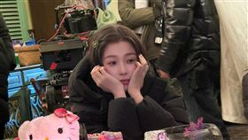 女星虞書欣近期在泰國拍戲。（圖／翻攝自虞書欣Esther微博）