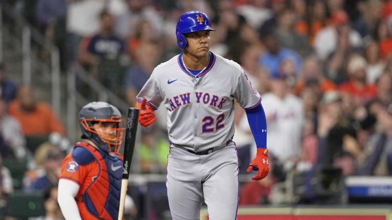 打了1顆偏高壞球　索托轉大都會首轟出爐