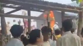 ▲緬甸、地震、幼稚園、孩童、活埋（圖／翻攝自X）