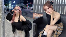 野生小宵虎南近日現身台北中山站，豐滿好身材完全遮擋不住。（圖／翻攝自konankoyoiiii IG）