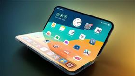 ▲外媒曝光蘋果「摺疊手機」樣貌（圖／翻攝自MacRumors）