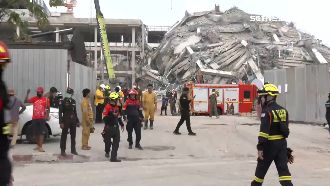 三立挺進泰國災區！直擊審計大樓斷垣殘壁