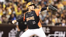 ▲中職36年開幕戰，統一獅投手劉軒荅。（圖／記者劉彥池攝影）