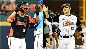 ▲統一獅老將林益全、陳鏞基，今年有出賽空間，但是會很少。（圖／記者劉彥池攝影）