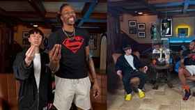 Ray與「魔獸」兩人一碰面就開始對懟。（圖／翻攝自Dwight Howard IG）