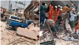 緬甸強震，災況慘烈 圖／翻攝自X