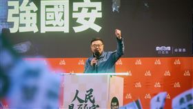 民進黨「人民是頭家」新北場 卓榮泰壓軸（1）民進黨「人民是頭家」政策宣講會新北場30日下午在板橋第二運動場登場，行政院長卓榮泰（圖）壓軸登場開講，呼籲群眾支持罷免行動。中央社記者王騰毅攝  114年3月30日