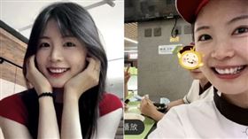 正妹碩士畢業後選擇留在北大餐廳工作，讓老師、同學很訝異。（圖／翻攝微博）