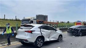 車禍,台82線,嘉義縣,翻覆,追撞