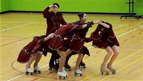 ▲由6名現任和前國手組合隊伍表現精彩。（圖／中華民國滑輪溜冰協會提供提供） 