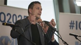 格陵蘭新任總理尼爾森（Jens-Frederik Nielsen）。（圖／美聯社／達志影像）