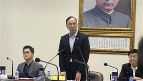 ▲0326國民黨中常會主席朱立倫。（圖／記者蘇晏男攝影）