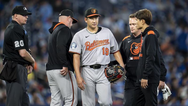 手指抽筋　菅野智之大聯盟初登板僅投4局