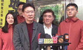 ▲中廣前董事長趙少康、台北市前市長郝龍斌31日替罷免吳思瑤團隊「地動刪瑤」站台並受訪。（圖／翻攝畫面）