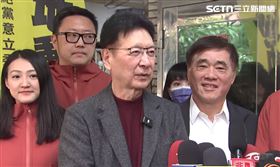 ▲中廣前董事長趙少康、台北市前市長郝龍斌31日替罷免吳思瑤團隊「地動刪瑤」站台並受訪。（圖／翻攝畫面）