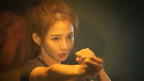 郭書瑤一直對武術演出很有高度興趣。（圖／阿榮影業提供）