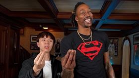 Ray與「魔獸」兩人一碰面就開始賤嘴對懟。（圖／翻攝自Dwight Howard IG）