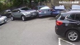 違停,停車場,撞爛,彰化,咖啡廳（圖／翻攝畫面）