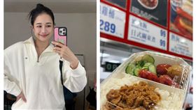 千千試吃好市多賣的99元滷肉飯。（圖／翻攝自臉書）