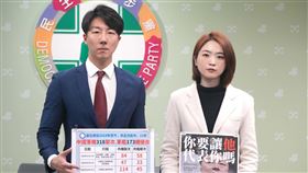 民進黨譴責中共軍演狠酸：國民黨不敢對共產黨說不（圖／民進黨提供）