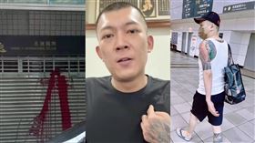 鳳梨店面無預警遭潑紅漆，警告意味濃厚，恨帖還提及直播主連千毅。（圖／翻攝自黑色豪門企業）